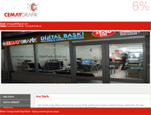 Tablet Screenshot of cemaygrafik.com